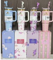 Stanley Tumbler 40oz x Flower Design